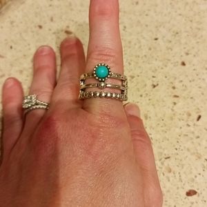 Turquoise ring one size fits most